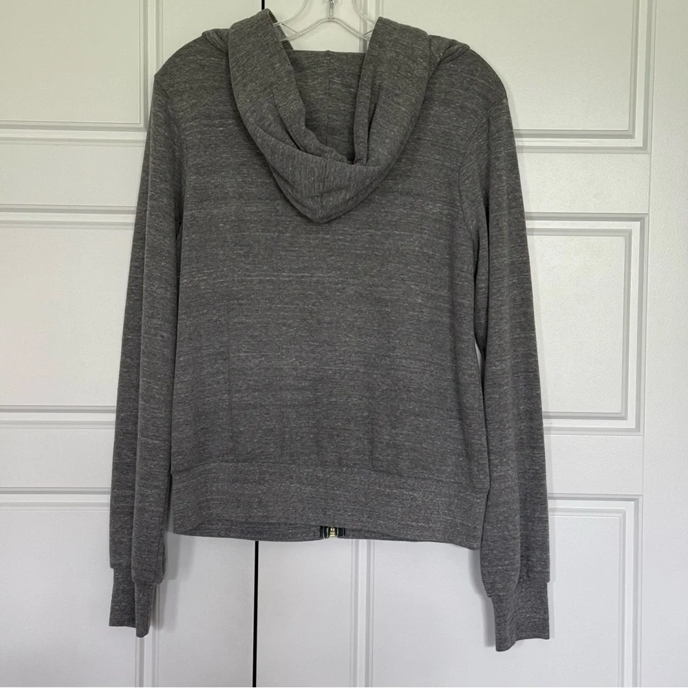 NWT aviator nation 5 stripe hoodie in heather grey - Picture 8 of 8